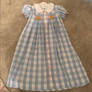 Shrimp & Grits pumpkin dress size 7